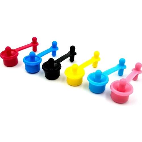 Use continuous ink supply system inkjet printer continuous external ink bottle stopper diameter 12MM Sealing silica gel plug