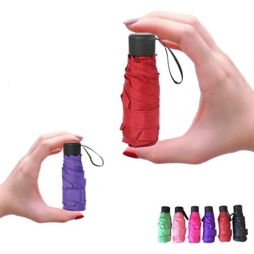 Mini Pocket Umbrella Women UV Small Umbrellas 180g Rain Women Waterproof Men Sun Parasol Convenient Girls Travel Parapluie Kid
