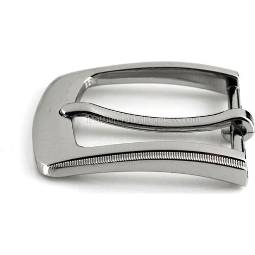 1pcs Metal 3cm Belt Buckle Casual Silver End Bar Heel bar Single Pin Belt Buckle Leather Craft Webbing fit for 27-29mm belt