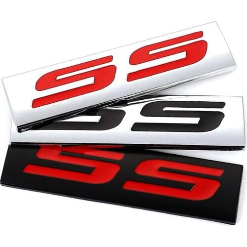 3D Metal SS Logo Badge Decals Emblems stickers for Chevrolet Cruze Camaro Captiva Aveo Silverado Lacetti Spark Epica Auto Stylin