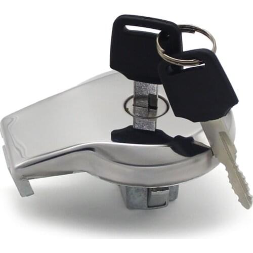 Motorcycle Fuel Gas Tank Cap Lock Keys Aluminum For Yamaha XS400 XJ550 XJ650 XJ700 XJ750 XJ1100 SR250G SR185H