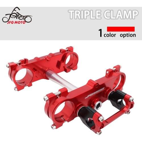 Motorcycle Triple Clamps Steering Stem And Handlebar Bar Riser Mount For HONDA CR125R CR250R CRF250R CRF450R CR CRF 2004-2007
