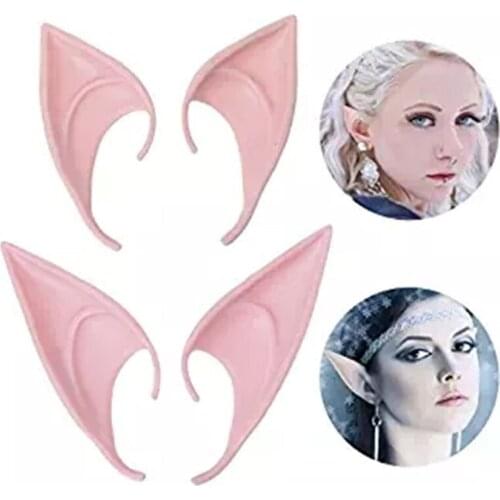 Halloween New Arrival Mysterious Angel Cosplay Masks Elf fairy Party Ears Accessories Anime Costume Dress Up(Color 1#) 2Pair