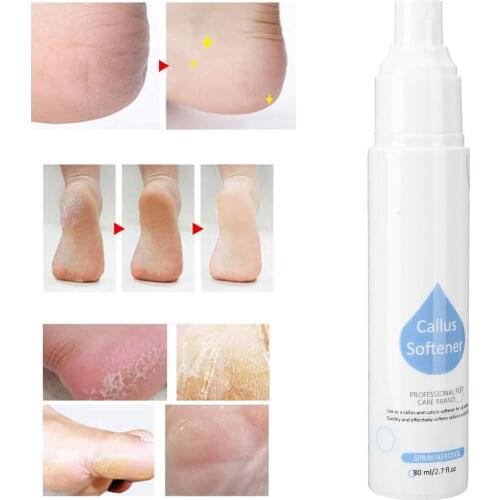 Portable Moisturizing Foot Care Spray Dead Skin Horniness Removal Spray Foot Callus Softener Nail Art Pedicure Foot Care Tools