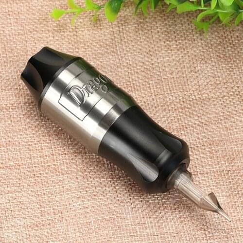 Professional Tattoo Short Pen Machine Rotary Strong Motor Permanent Makeup Eyebrow Lip Tattoo Gun With Cartridge Needle
