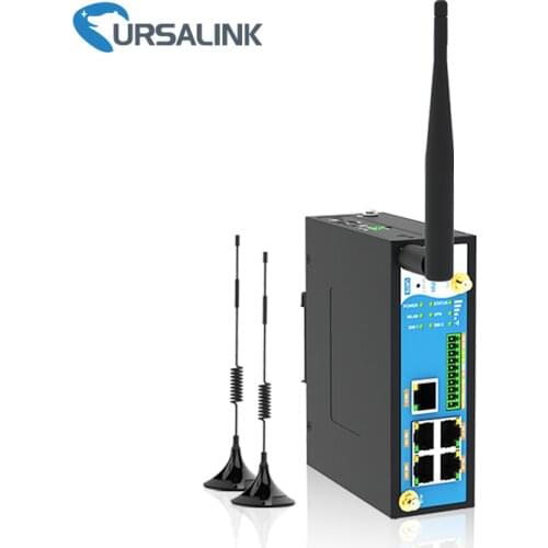UR72 2 Ethernet ports Industrial Router for Water Meter with WIFI and Dual SIM Cards