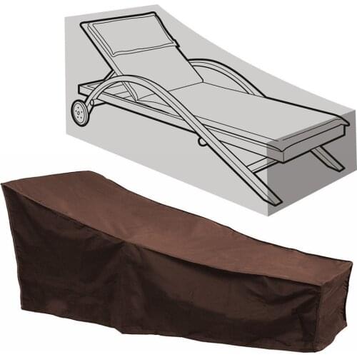 Garden Patio Balcony Lounge Chair Sunshade Cover Waterproof Furniture Recliner Bench Covering