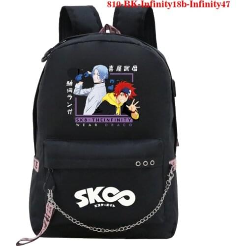 SK8 The Infinity Print Backpack for School Girl Schoolbag Mochila Feminina Laptop Bagpack Bookbag Travel Bag Girl Back To School