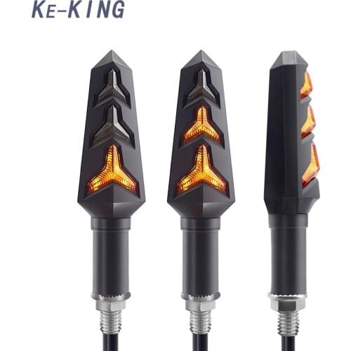 Motorcycle Turn Signal Light Waterproof Amber Flasher Indicator Blinker FOR Honda VTX CB500F DIO 27 dio 34 CB400 CB 500 VFR1200F