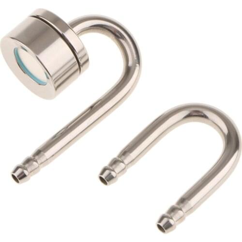 U Shape Stainless Steel Aquarium CO2 Diffuser Carbon Dioxide Reactor Sucker