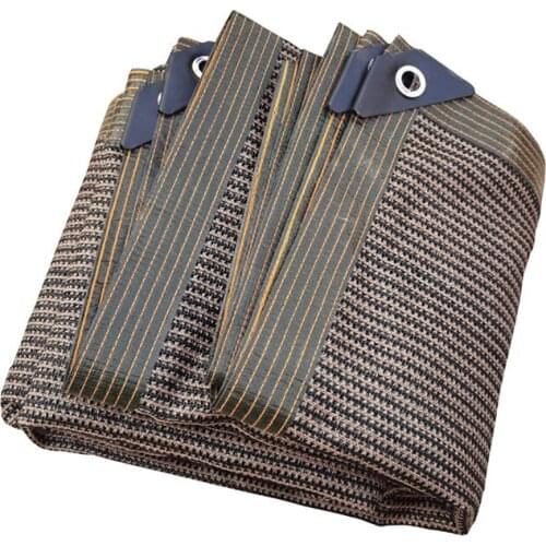 Thicken Encrypted Edging HDPE Coffee Shading Net Multifunction Garden Courtyard Roof Ventilated Sun Shade Cloth Carpot Awnings