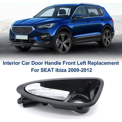 Interior Car Door Handle Front Car Interior Handle Inner Door Armrest Panel Pull Trim Cover For SEAT Ibiza 2009-2012