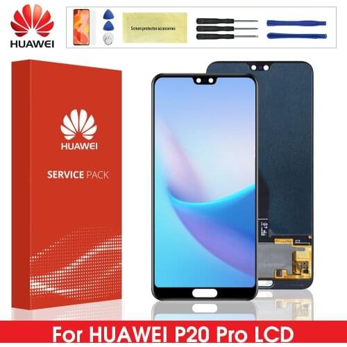 100% Original LCD For Huawei P20 Pro LCD Display Touch Screen Digitizer Assembly With Fingerprint For Huawei P20 pro display