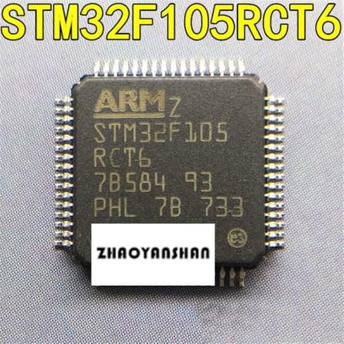 100pcs X STM32F105RCT6 STM32F105 LQFP64 NEW Free Shipping