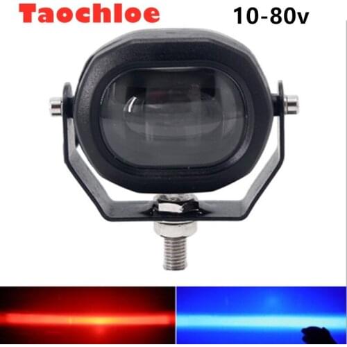 1x 30w 10-80v forklift lights Red Blue truck safety lights Red zone pedestrian light RedZone Danger For Hangcha Hyster Heli lamp