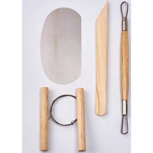 4 Pieces Of Clay Modeling Clay Cheese Pottery Tool Useful Wire Clay Ceramic Dough Ultra High Quality Cutter