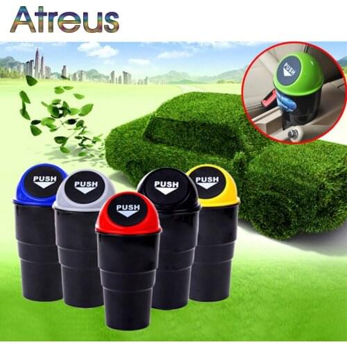 Atreus Car-styling 1Pcs Car trash storage box for Nissan Qashqai Opel Astra J H Kia Ceed Sorento Skoda Octavia A5 A7 2 Seat