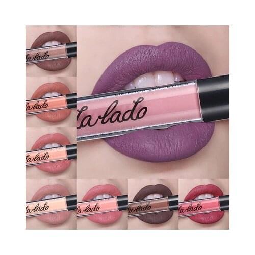 KADALADO Brand Makeup Matte Liquid Lip Gloss Waterproof Cosmetics Lip stick Paint Matte Lipstick Long Lasting Lip Gloss Make Up