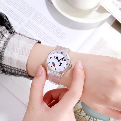 Children Watch Casual Transparent Watch Kids Boys Watch Girls Wrist Watches Clock Kids Watches Kids Watches Boys