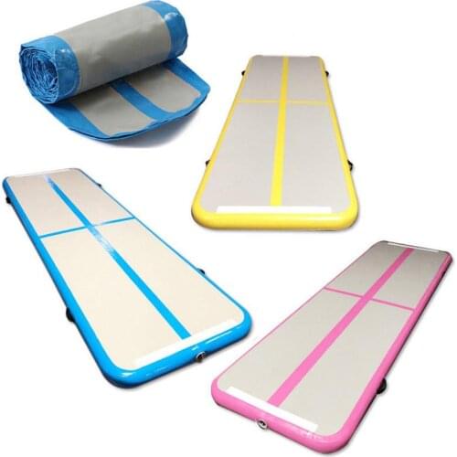 1-3M Airtrack Gymnastics Mats Inflatable Yoga Mat Olympic Gymnastics Air Track Fitness wrestling Inflatable Air Floor With Pump