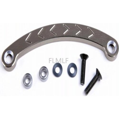 CNC Metal Bearing Steering Gear Connecting Plate Fit for 1/5 Losi 5ive-t Rovan LT King Motor X2