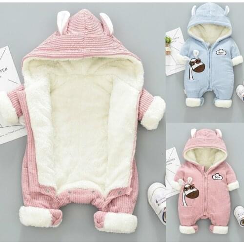 New Winter overalls for kids coat Baby Snow Wear Newborn Snowsuit Boy Warm Down Cotton Girl clothes Bodysuit 0-18M