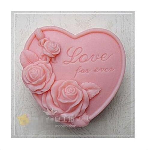 New 3" Love for ever Craft Art Silicone Soap mold Craft Molds DIY