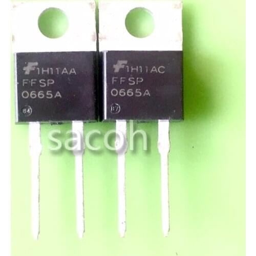 New original 10PCS/Lot FFSP0665A FFSP0665B or FFSP0865A FFSP0865B or FFSP0465A TO-220 6A 650V Silicon Carbide Schottky Diode