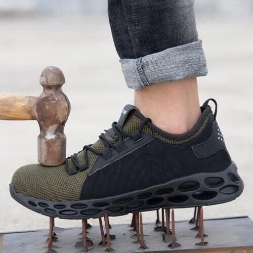 Winter Work Boots Protective Shoes Mens Steel Toe Boots Anti-knock Anti-piercing Protection Footwear Men Safety Shoes zapatos