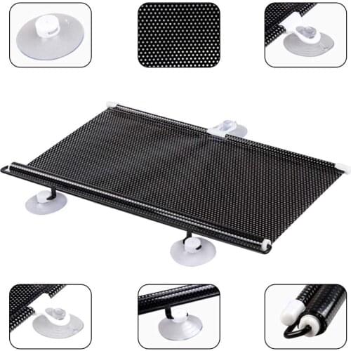 Universal Foldable Car Retractable Sunshade Sunblind Side UV-protective Visor Window Windshield Curtain Roller Sunshade for Car