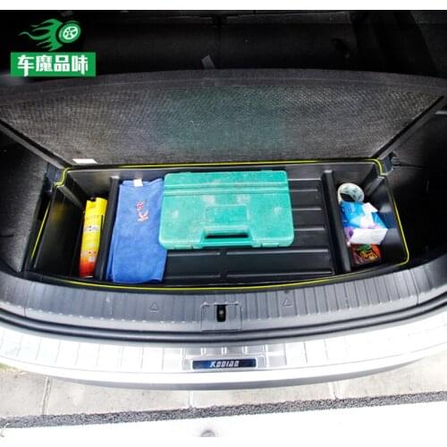 For Skoda Kodiaq 5 seats 2017 2018 Trunk storage storage box conversion tool box storage box