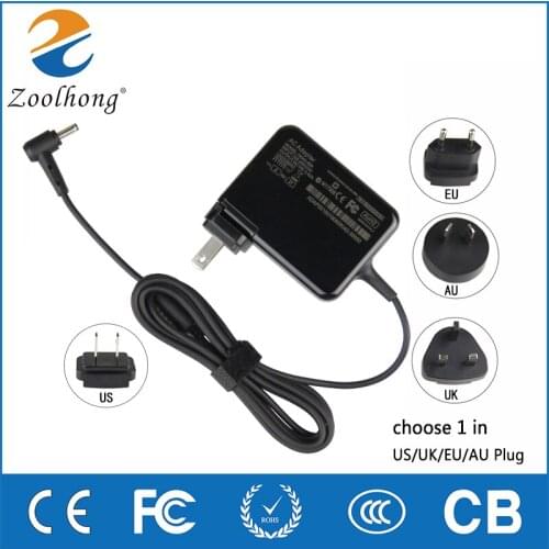 19V 3.42A 65w Laptop AC Power Adapter Charger Zenbook Charger for Asus UX32VD UX32A UX42 V451 U38D UX32V 4.0mm*1.35mm