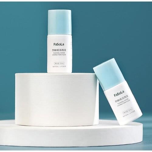 10ml Thermal Paper Correction Fluid Data Information Privacy Protection Leak-proof Clear Fluid Courier Code Invoice Eliminator