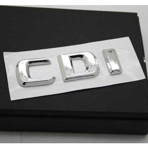 20pcs Chrome CDI Black Series Edition For 4MATIC Boot Car Styling Auto Emblem Badge Sticker Shipping Free