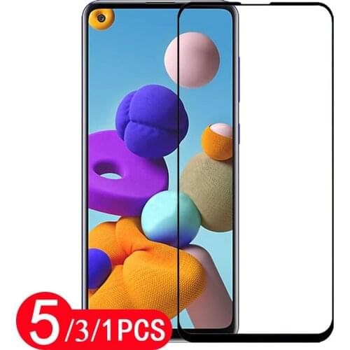 5/3/1Pcs for Samsung Galaxy A01 A11 A21 A31 A41 A42 A51 A50 A71 A72 A91 phone screen protector tempered glass protective film