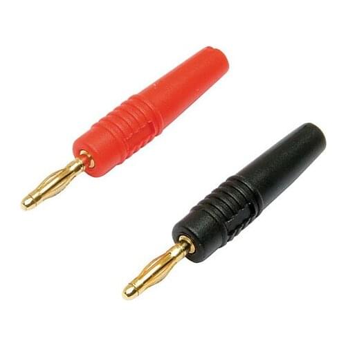 8pcs 2mm soldering brass Gold Plated Banana Plug connector