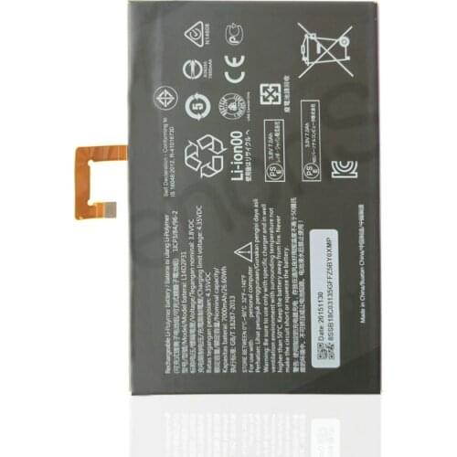 LehonS 1x High Capacity L14D2P31 Batteries For Lenovo Tab 2 A10-70F Tab2 A10-70 A10-70L A7600-F Battery 115g