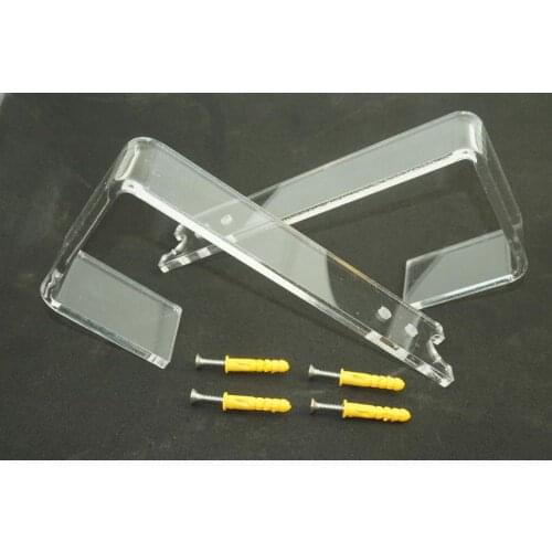 2x ACRYLIC Wall Mounted Surfboard Snowboard Rack Storage Holder Stand Bracket