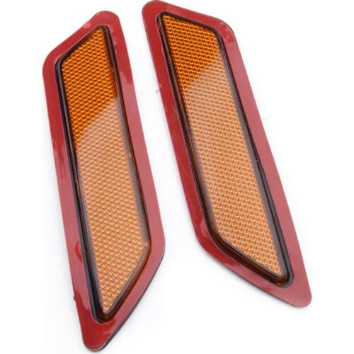 Car 63147274521 63147274522 1Pair Front Side Bumper Marker Reflector Light Lamp Fit for BMW 3-Series F30 2013-2015 Yellow Lens