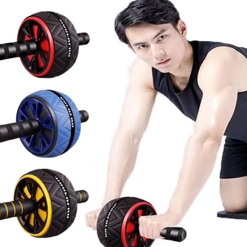 No Noise Abdominal Muscle Wheel Trainer Ab Roller Abdominal Wheel Gym Home Fitness Training Equipment Automatically Rebounds