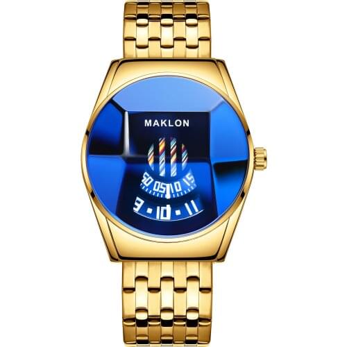 TOP brand DZ Mens Black Technology Watch Mens Waterproof High-end Trend Fashion Steel Band Quartz Watch