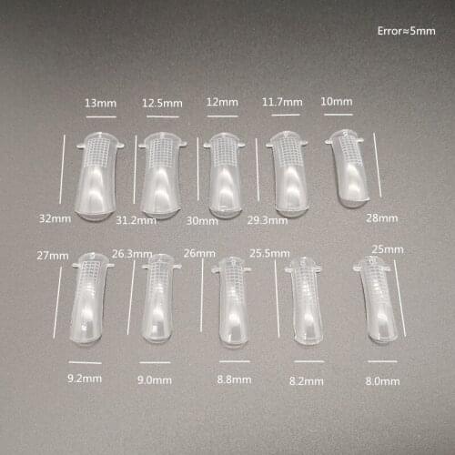 Dual Nail Art System Forms UV Acrylic Nails Tips Extended Quick Building Gel Home Use DIY Tools Full Cover False Nails Reusable