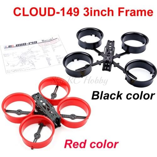 CLOUD-149 149 149mm 3 Inch Frame Kit X-type ABS Carbon Fiber CLOUD 149 for RC Drone FPV RC Racing Drone