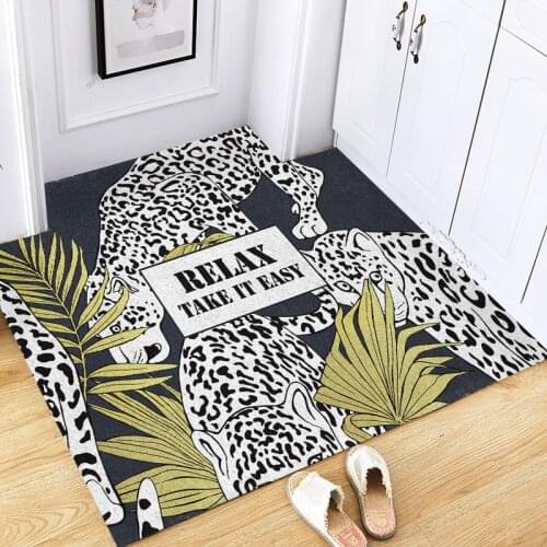 Fashionable Style Home Doormat Living Room Mat Kitchen Mat Bath Mat Entrance Door Mat Carpet PVC Anti-slip Mat Custom Mat Carpet