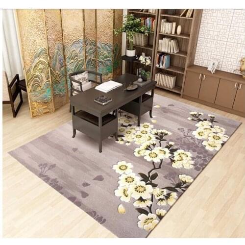 Japan style 100% wool Carpets For Bedroom hallyway Study Rugs European Style Area Rug Home Carpet Floor Door Mat Delicate Mats