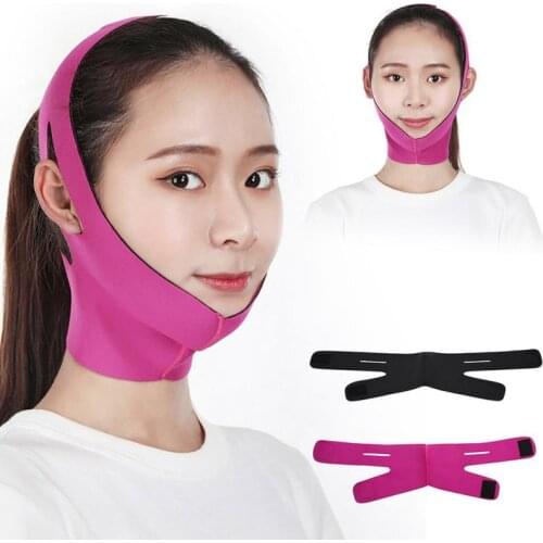 Facial Thin Face Slimming Bandage Mask Belt Shape Lift Reduce Double Chin V-Line Lift Up Mask TSLM1