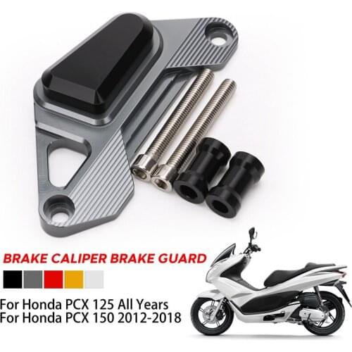 Motorcycle CNC Aluminum Front Disc Caliper Brakecaliper Brake Guard Protector Cover For Honda PCX125 PCX150 2012-2018