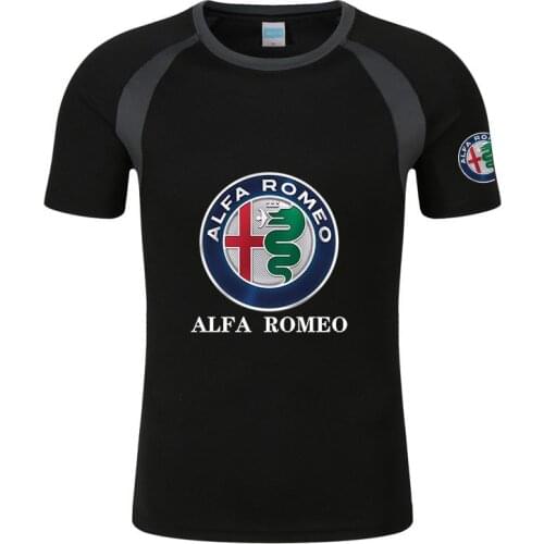 2021 New Mens Alfa Romeo Custom Round Neck Comfortable Print Harajuku Slim Fit Casual Tops Sweatshirts Leisure T-shirts