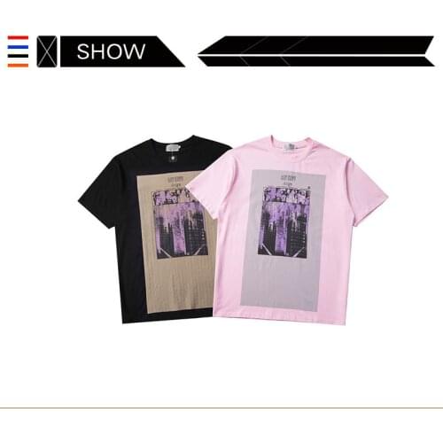 Chao brand CAV EPMT direct spray short sleeve T-shirt CE C.E wash T-shirt fashion short sleeve mens and womens fashion