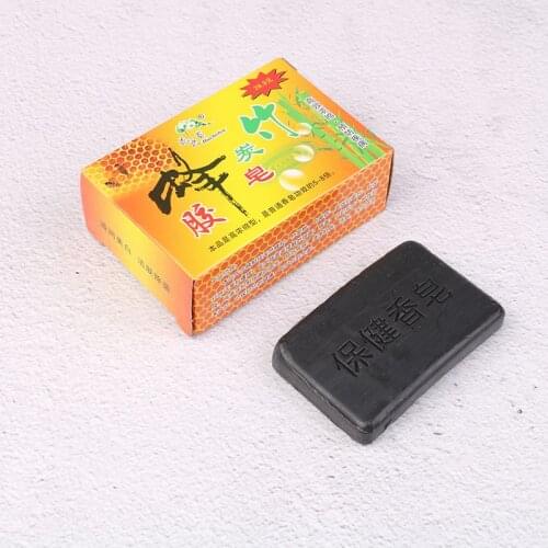 Skin Care Natural Skin Whitening Soap Blackhead Remover Acne Treatment Oil Control Handmade Bamboo Charcoal Soap Treatment